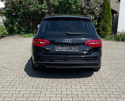 Audi A4 cena 49999 przebieg: 182379, rok produkcji 2014 z Trzciel małe 121